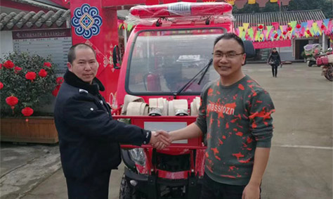 消防摩托車效果好，成都正興火石巖村再購(gòu)